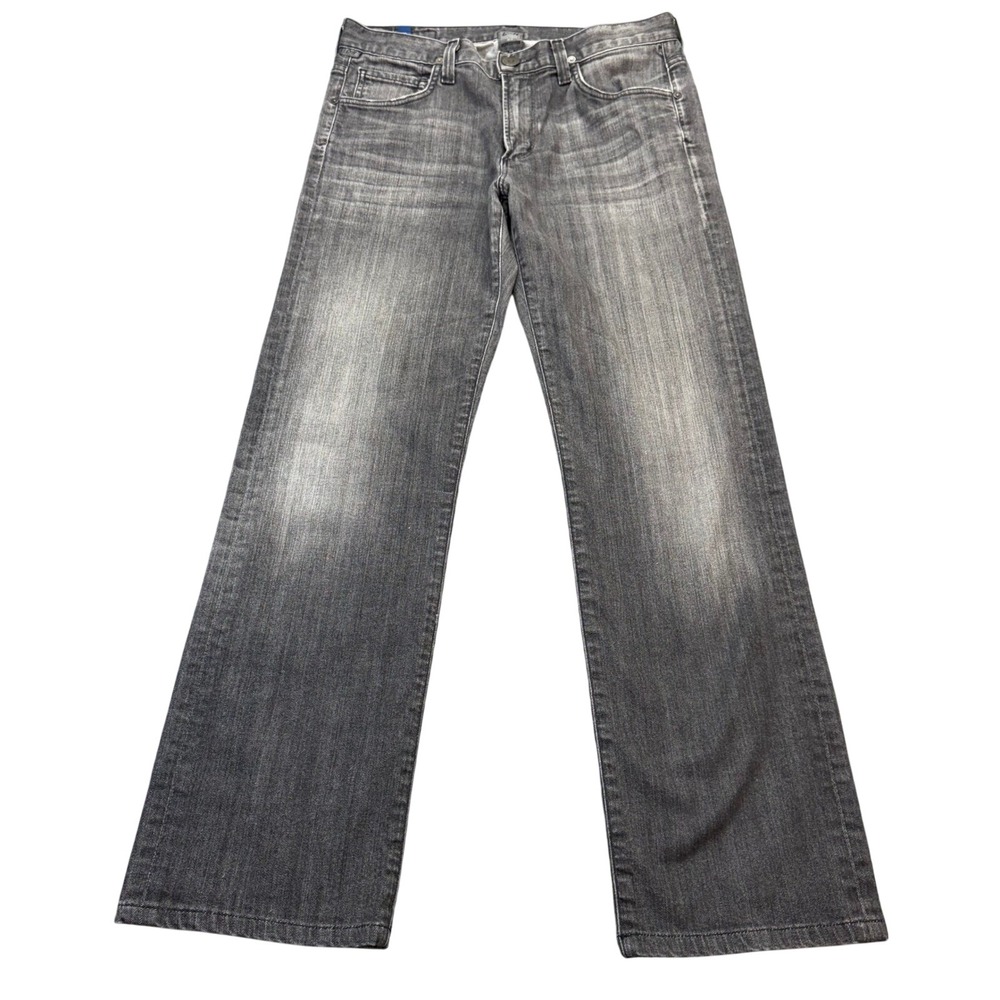 Citizens of Humanity Jeans Mens 31x29 Straight Leg Gray Faded Cotton Denim USA